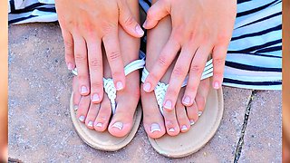 Adriana Chechik feet-tribute close-ups compilation hd