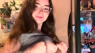 Cute teen anne solo anal masturbation