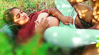 Indian College Couple Go to Jungle and Fucking Frist Time Outdoor Sex Video
