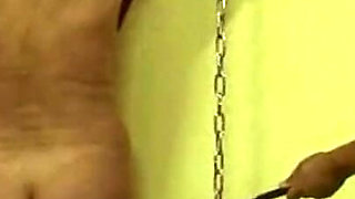 BDSM Spanking and Wax Play with a Submissive, Big-titted Slave