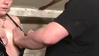 Dominating humiliating hand in pussy threesome