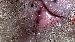 New Toy Testing Big Clit Orgasm Hairy Pussy