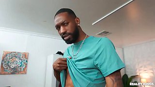 Laney Grey, Vanessa Sky & Hollywood Cash get down and dirty in a hot dorm fuck session