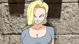 Android 18 ( Dragon Ball Z ) Prostitute Outdoor ( Cartoon Parody )