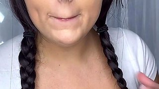 Great Big Boobs On Masturbating Redhead
