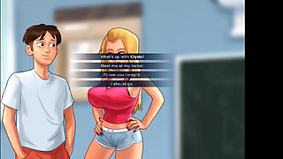 I fuck my girlfriend in the school locker . I fuck my art teacher in her office . I fuck my dance teacher in school at night .