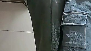 Maid Is Caught in the Bathroom.