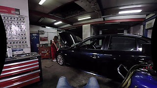 Hot Car Mechanic Offers Extra Sex Services