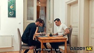 Daddy4k. my hot gf is calmly cheating on me while i was observing tv
