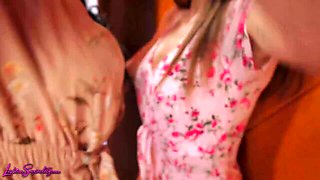 Nice-looking Krissy and Kourtney's babe video