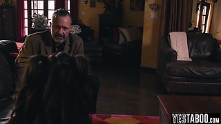 Stepdaughter had sex in front of stepdad