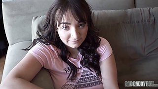 Stepdaughter Charlotte Cross is dominated like a little whore by BadDaddyPOV