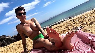 This brunette chick with nice big boobs and a pretty face is