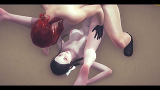 Hentai Uncensored - Sexy Asian Girl Sex in Subway - Japanese Asian Manga Anime Film Game Porn