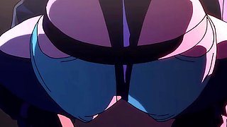 Cyber Punk Passional Blowjob - Cum In Mouth - ANIME