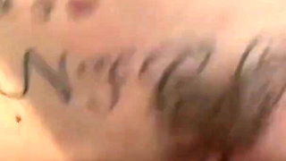 Tattooed Brooke Foxxx sucks and fucks old cock for hot cum