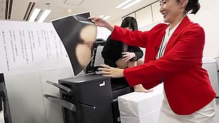 Secretary group sex hardcore fucking blond girl facia