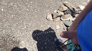 Shameless Girl Helps Stranger Pee Outdoor - Public Pissing Compilation with Emma Voyeur