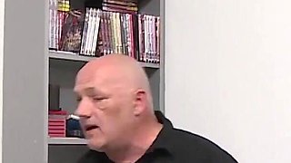 Blonde girl fucked in the office