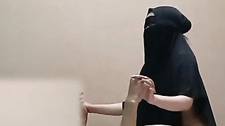 Swaying neighbor in hijab veil hot sex