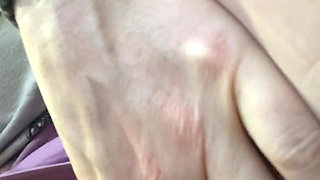 Pussy N Pubes Play in Transport Makes My Fingers Smell Amazing!