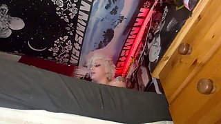 Giantess Feels Horny After Her Nap, Doesnt Know Whos Watching!