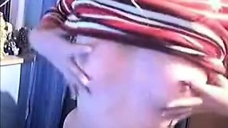 Small titted teen amateur rides dong and she loves it