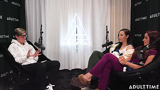 Pornstars Podcast After Lesbian Hookup! Vanna Bardot & Melissa Stratton the Adult Time Podcast