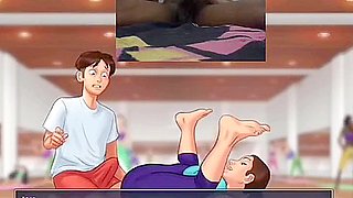 Rubbing My Dick On Yoga Teacher While Helping Her - Car Toon