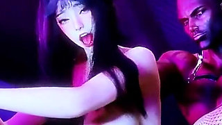 Bigboobs Jiggly Queen in Virtual Heels - 3D Animation Hentai