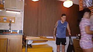 Alejandra Palacios And Aaroon Mush - I Cheat On My Husband With A Young Neighbor Who Needs My Help 10 Min