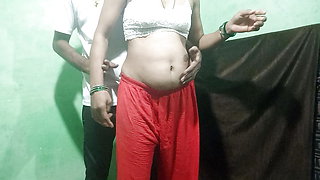 Desi Indian pregnant bhabhi ko Khade Khade choda