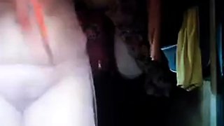 Asian MILF Teases on Webcam in Panties