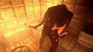 Steamy session with a stranger in the sauna goes wild