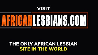 These BLACK LESBIANS used a double DILDO