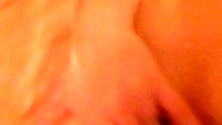 Amateur blonde with big boobs masturbates cam