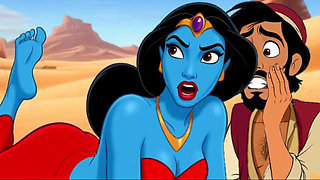 Porn Aladdin: Dirty Desire. Sexy Genie Fulfills Aladdin's Dirty Wish. Cartoon. Adult Sex Fairy Tale