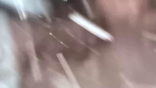 Teenager Plays in the Garden Without Panties