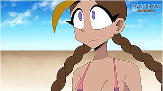 Car Toon - The Nude Beach - Knsfw (part 1) - Hagen Toons