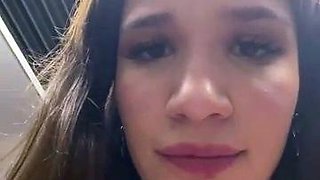 Shy_priincess masturbates in public toilet