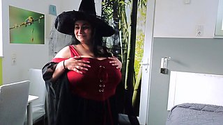 Sexy smoking hot brunette with big boobs and a fat rounf ass