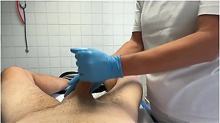 Medical Cock Milking - Nurse Jerks Off The Sperm 5 Times In A Row