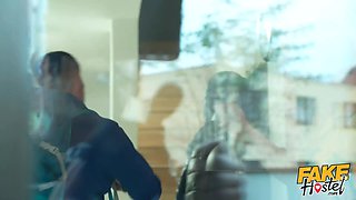 Faux hostel - he sends his thick sweet cougar wife in to nail a schoolgirl