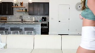 Lusty housewife gets two big young cocks in wild threesome