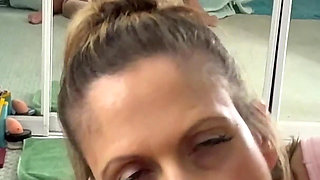 Fucking My Sex Doll While Sucking Dick in Front of Mirror-4k