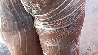 My nude bathing show