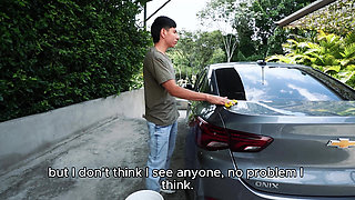 I Fuck My Boss After Washing Her Car