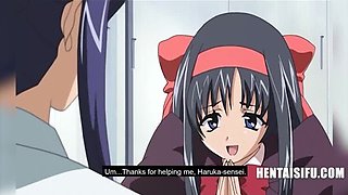 Stepmom and Stepdaughter Stuck and Fucked - Hentai with English Subtitles