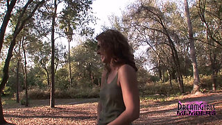Smoking Hot Corey Flashes It All in a Park