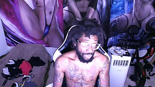 Dumping, shaved pussy, 3d